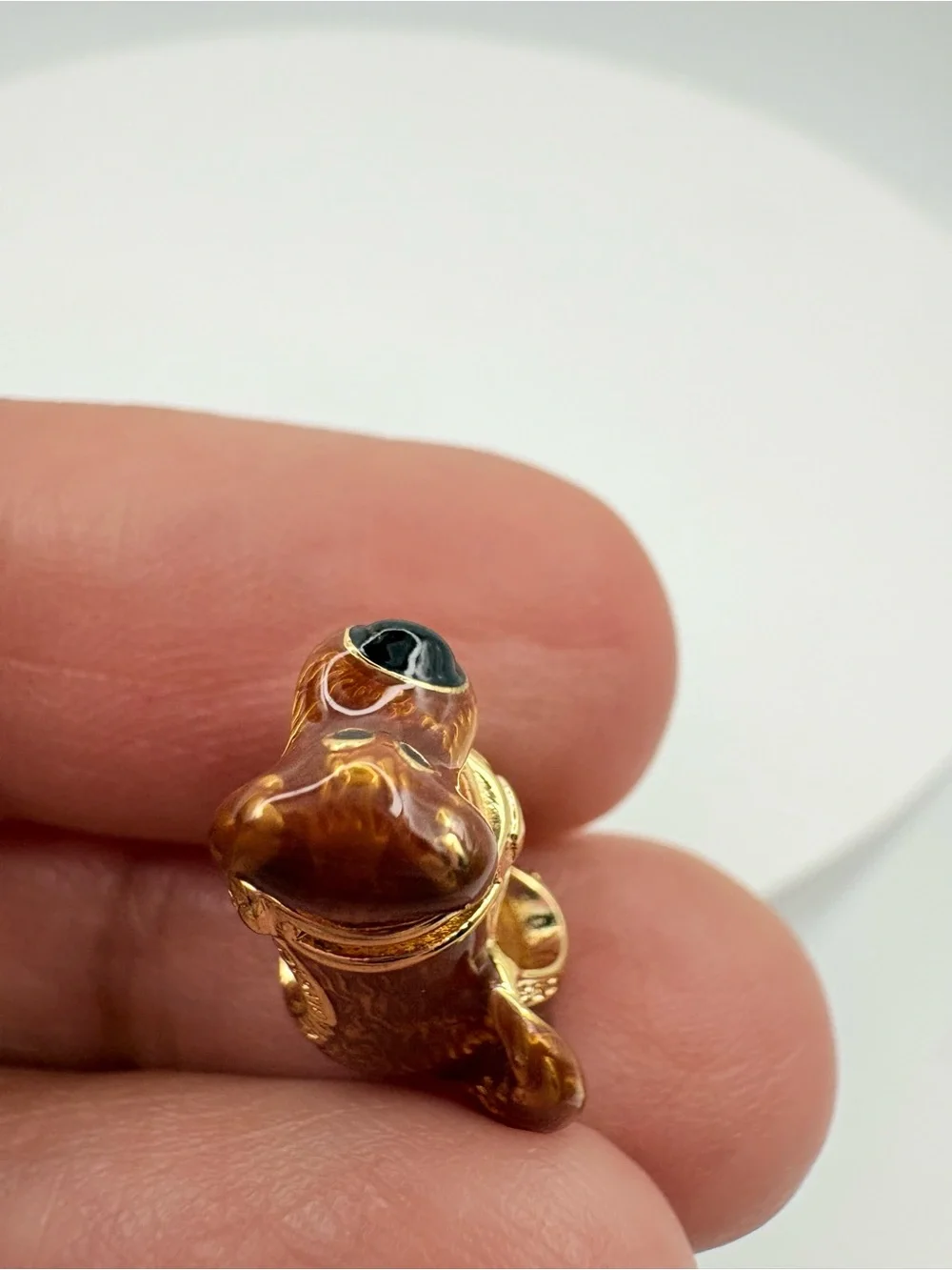 Pandora Disney Pixar Up Dug 14k gold-plated Charm